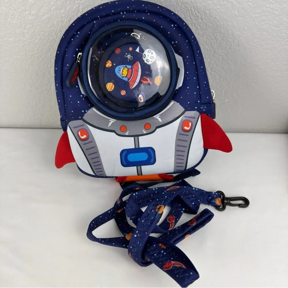 Rocket Toddler Kids Backpack with Harness Leash for Boys Girls Age 1-3